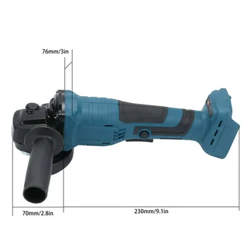

Brushless Angle Grinder Polishing Cordless Cutting Machine For 18V Makita Without Battery DGA402 DGA404 DGA406 Replacement