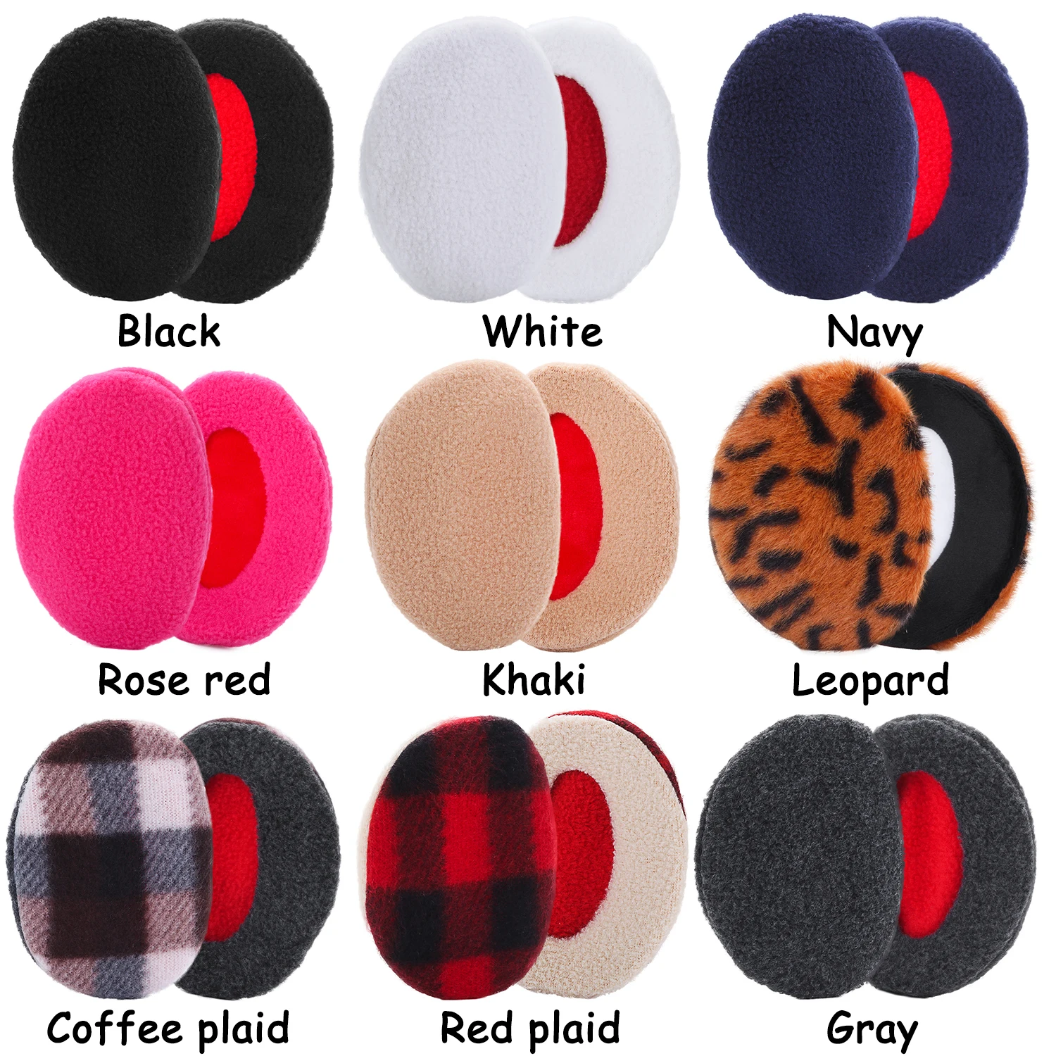 Fashion 1 Pair Adult Women Man Winter Earbags Bandless Ear Warmers