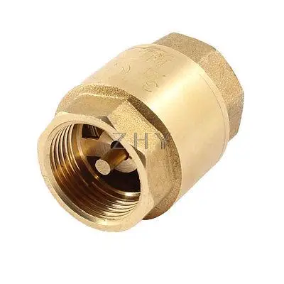 24 мм 3/" PT внутренняя резьба латунь тон в линии пружинный обратный клапан