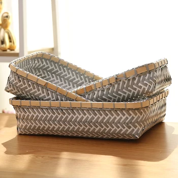 

Accept Basket Rattan Plaited Articles Storage Box Willowerwork Basket Desktop Accept . Snacks Arrangement Box Sundries Frame
