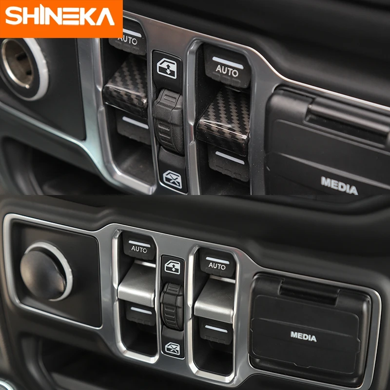 SHINEKA аксессуары для интерьера Jeep Gladiator JT 2018 + кнопка управления окном автомобиля