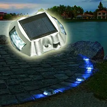 

Solar Powered Casting Lamp Waterproof LED Light Wireless For Outdoor Road Driveway Pathway Light