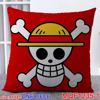 

45X45CM Anime One Piece Pillow Covers one piece Luffy zoro Robin Dakimakura case 3D double sided Print Pillowcase Customize ON02