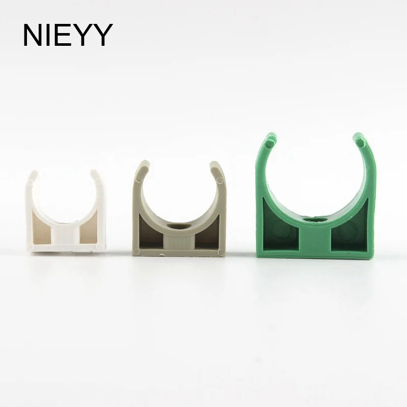 

20pcs 16/20/25/32mm PVC Pipe Card Support Card Fixed Card Pipe Clamp 1/2'' 3/4'' 1''Water Pipe Fittings Agriculture Garden Tools