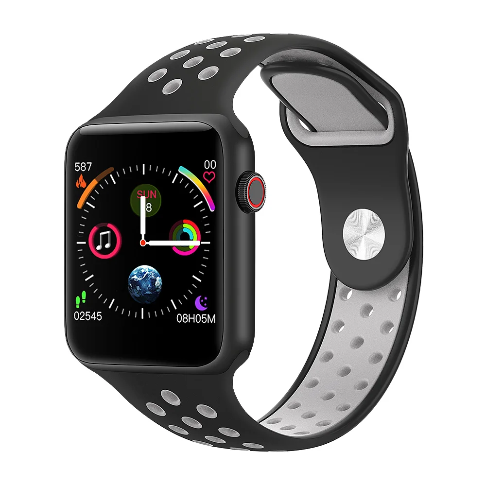 Black-Grey COLMI M33 Смарт часы фитнес трекер IP67 водонепроницаемый монитор сердечного ритма часы для мужчин женщин Smartwatch PK IWO 8 9 10 11 12 - Цвет: Black-Grey