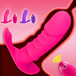 Вибраторы для женщин Женский массажер G Spot Вибратор-дилдо вибратор игрушки для взрослых вагинальный, клиторальный стимулятор ремень-на
