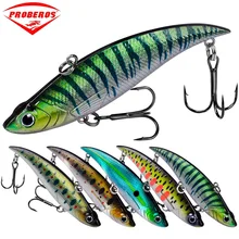 

PROBEROS 1pcs VIB Fishing Lure 90mm19.5g Sinking Wobbler Vibration Jerkbait Shore Casting Trolling Hard Bait Fishing Accessories