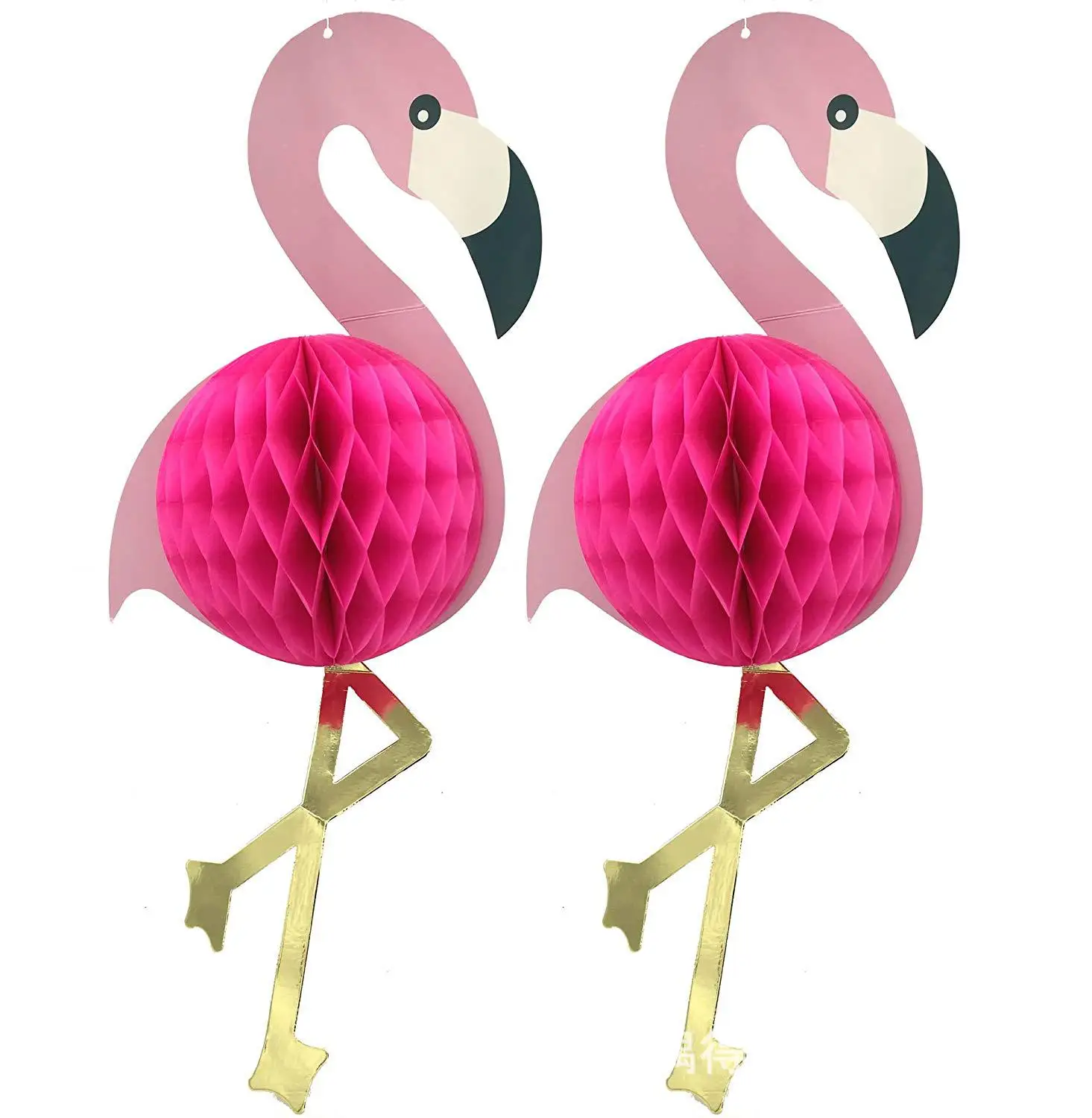24x54cm Flamingo Honeycomb Ball Lets Decor Theme Parti Hawaii Party Summer Birthday Kids Favor | Дом и сад