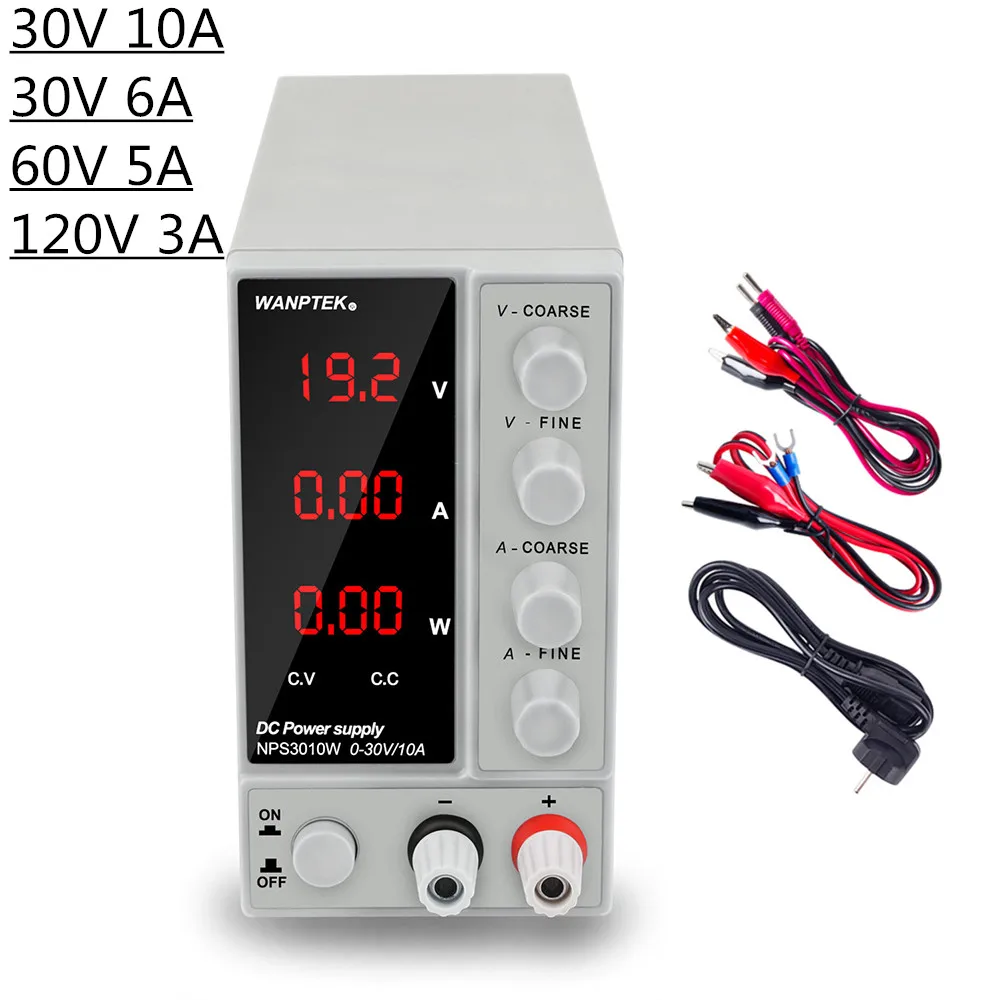 

30V 10A Adjustable Switching laboratory Power Supply 30V 6A 60V 5A 120V 3A Current Regulator Suitable For Phone