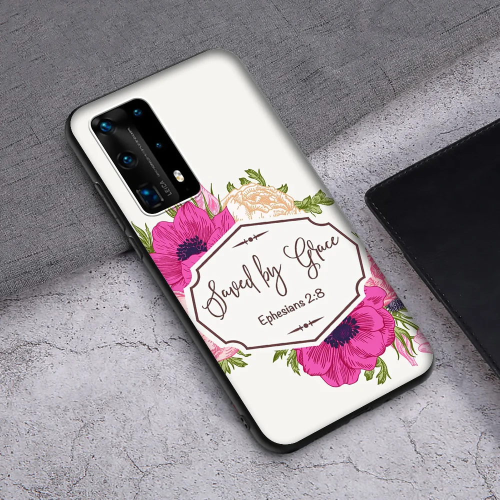 Чехол Lavaza с Иисусом Христа и христианскими цветами для Huawei P8 P9 P10 P20 P30 Y6 Y7 Y9 Lite Pro P