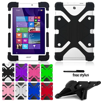 

Silicone Stand Case Cover for Acer Iconia One Tab 10.1 Inch Tablet Universal Silicone Case Shockproof Protection Case