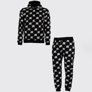 

Mens Sportswear Sets Male Casual Tracksuit Men Men's Hooded Suit Printed Sports Suit Two Piece Set For Outdoor Travel Fashion