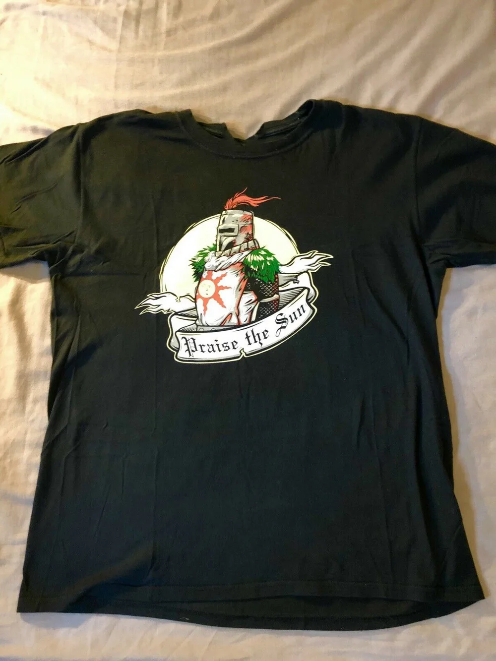 Qwertee Футболка мужская L Dark Souls круглый вырез |