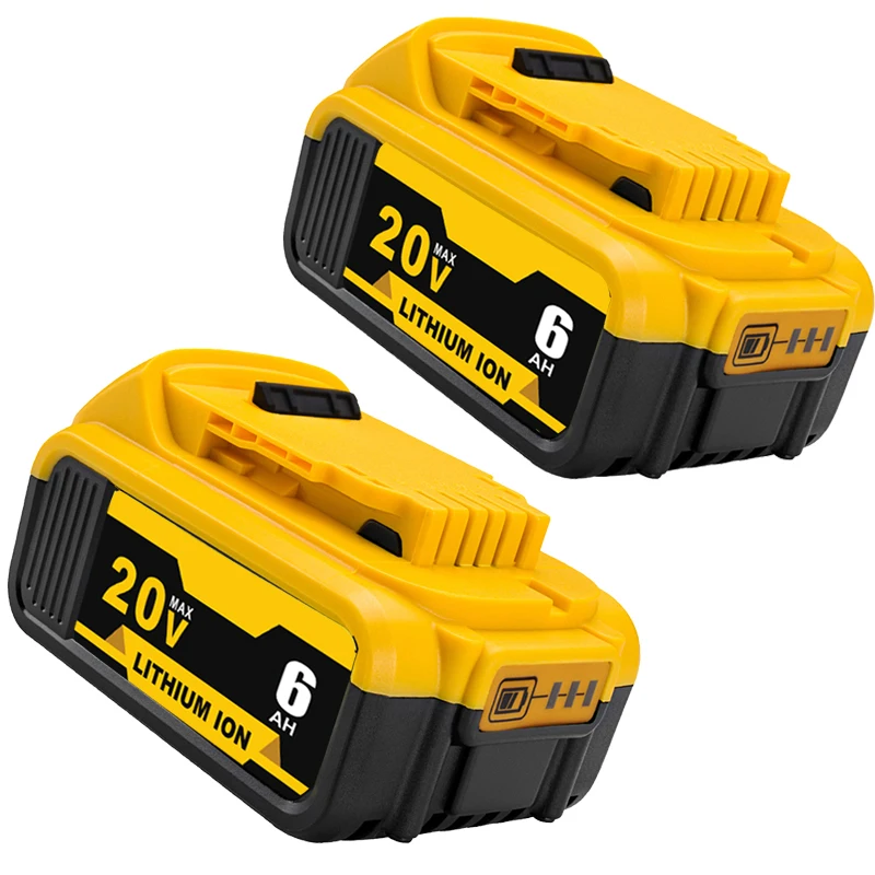 Литиевая аккумуляторная батарея 20 в 5 0 А · ч 6 для DeWalt DCB185 DCB203 DCB206 DCB181 DCB184 18