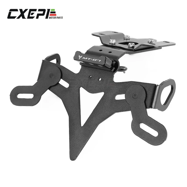 Motorcycle Tail Tidy License Plate Holder For YAMAHA MT 07 MT07 MT-07 FZ07 FZ-07 2013-2017 2018 2019 2020 2021 Accessories BLACK