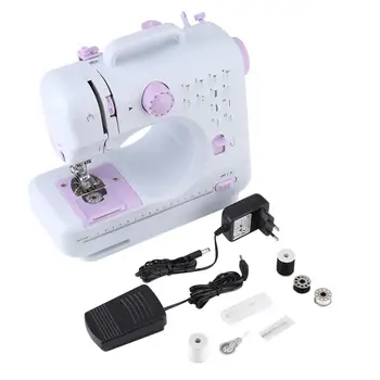 

Sewing Machine 220V DIY 12 Stitches Multifunctional Electric Overlock Sewing Machine Household Tool