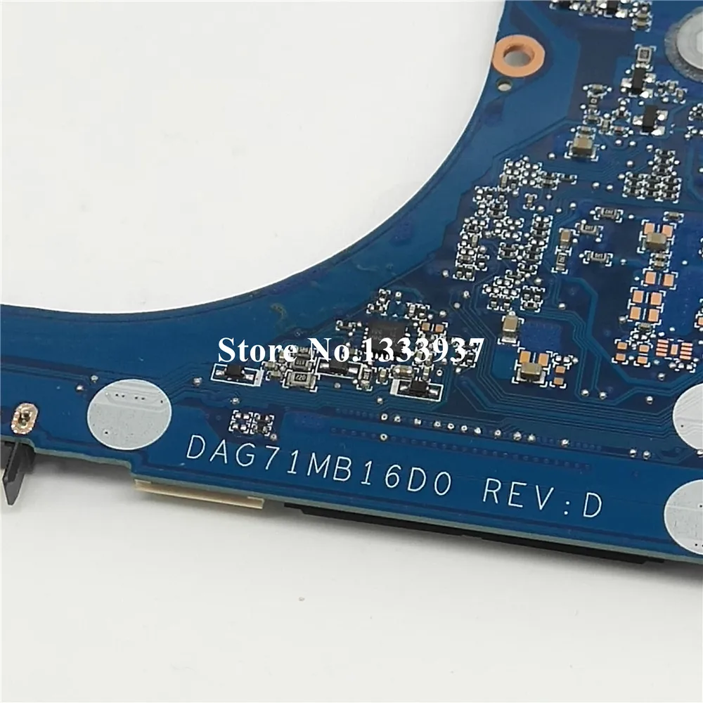 wonderful  G71A-6L Mainboard For HP PAVILION 14-BK 14-BP 15-CC laptop motherboard DAG71MB16D0 with SR342 I5-72