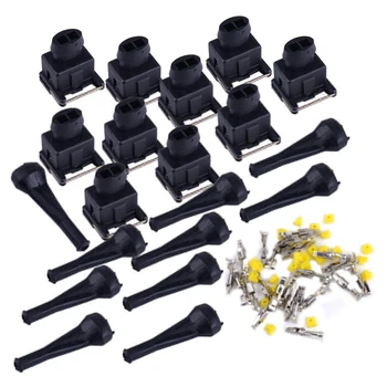 

Universal 10 Set EV1 Fuel Injector Connectors Car For Many Cars Plug