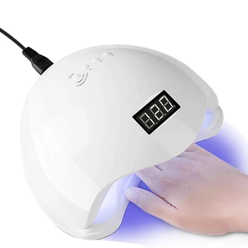 

Smart Phototherapy Light 48W High Power 10 Seconds Fast Dry Led Nail Polish Dryer Curing Lamp Gift for Gel Manicures EU Plug