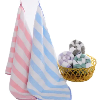 

Striped Towel bath hand bathroom hair towel microfaber cotton fashion yoga kitchen cute women girl lady towels set