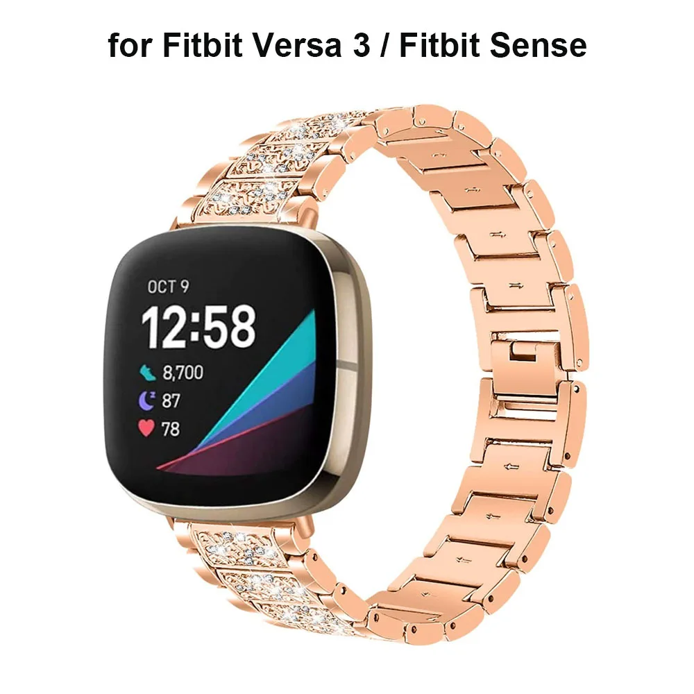 Ювелирные украшения браслеты для Fitbit Sense/Versa 3 сменные женщин и мужчин