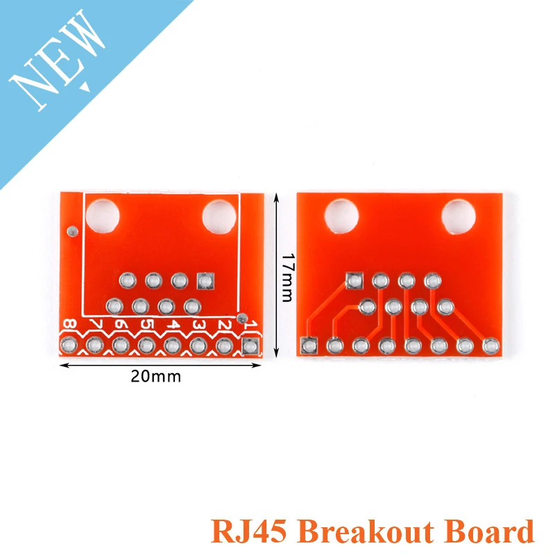 Connector Board Breakout-Board-Module DIY RJ45 Dip-Adapter for Arduino 5pcs Electronics