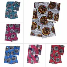 Горячая Gahna Стиль атласная шёлковая ткань с органзы Лента Африканский Воск дизайн! YBG01