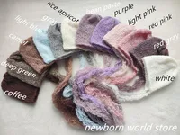 newborn photography props stretch wool mohair  hat 2
