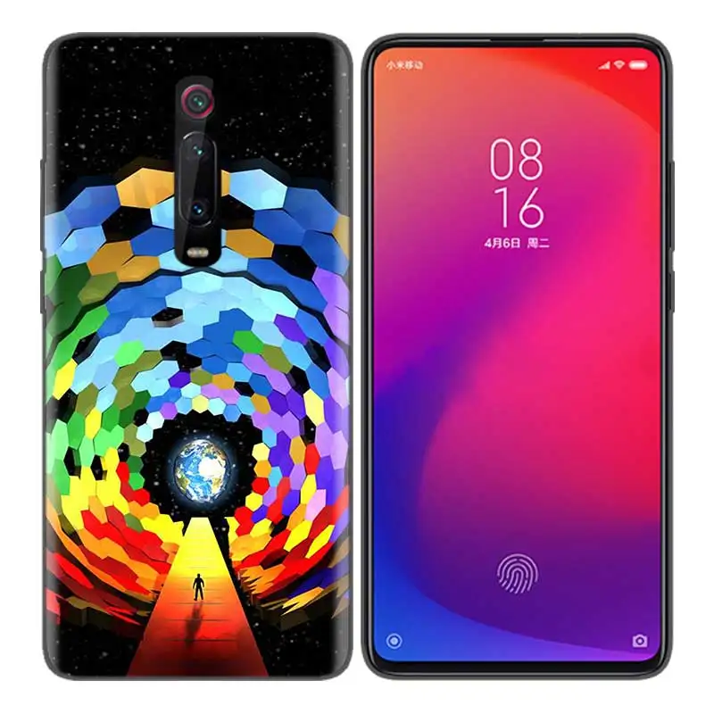 Черный мягкий силиконовый чехол-сумка для Xiaomi mi 9T CC9 Red mi 4 4X5 6 6A 7 7A Note Plus K20 Pro F1 Tampa Fall Casos Cpque MUSE - Цвет: Небесно-голубой