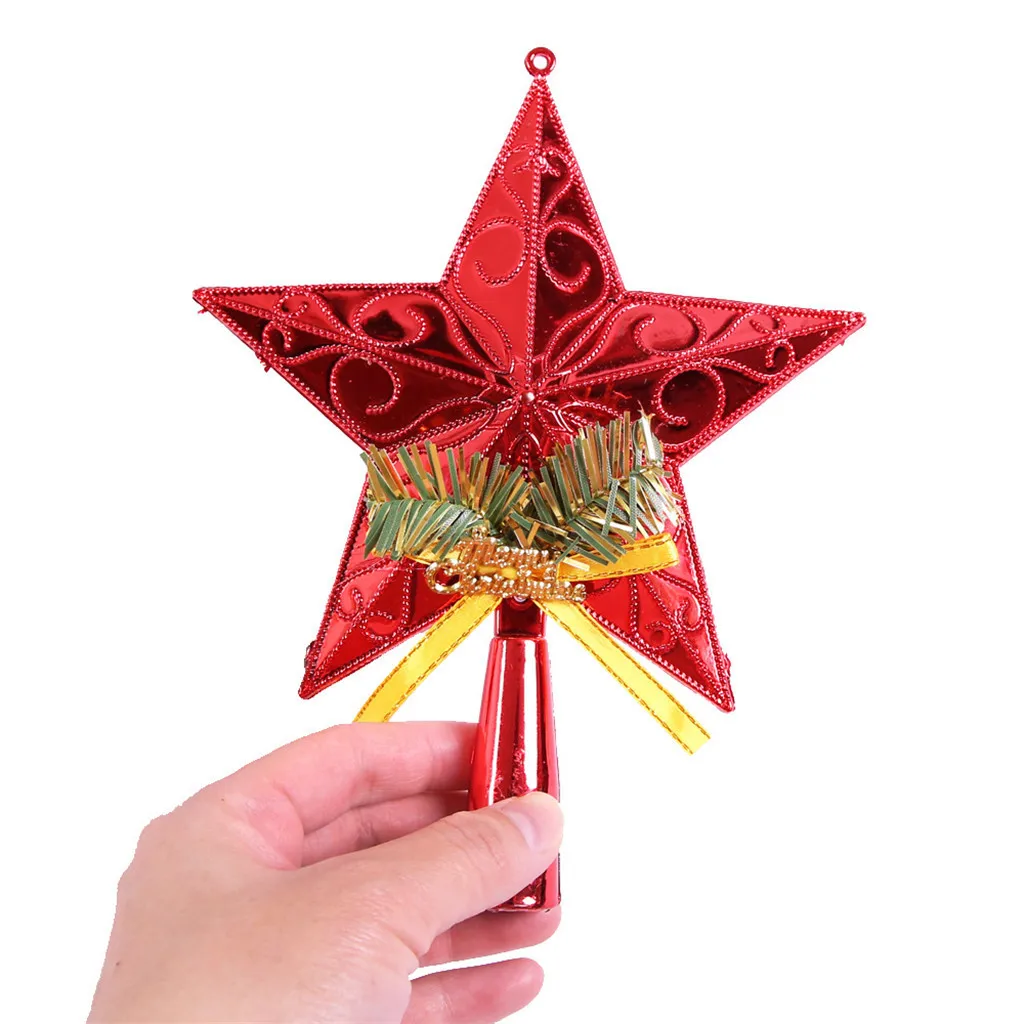 Рождественская звезда декорация пентаграмма Елка Топ подвеска Estrella Arbol Navidad Kerst