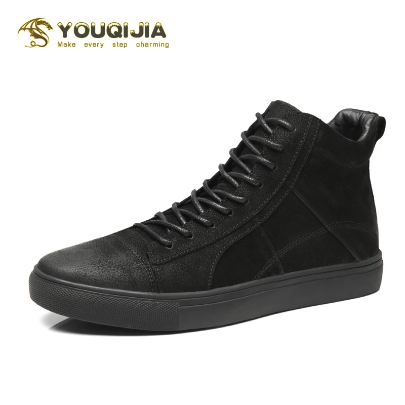 

Autumn Popular Models Soft Genuine Leather Ankle Shoes Cloth Flat Sports Skateboard Shoes Anti-odor Casual Shoes Free Shipping