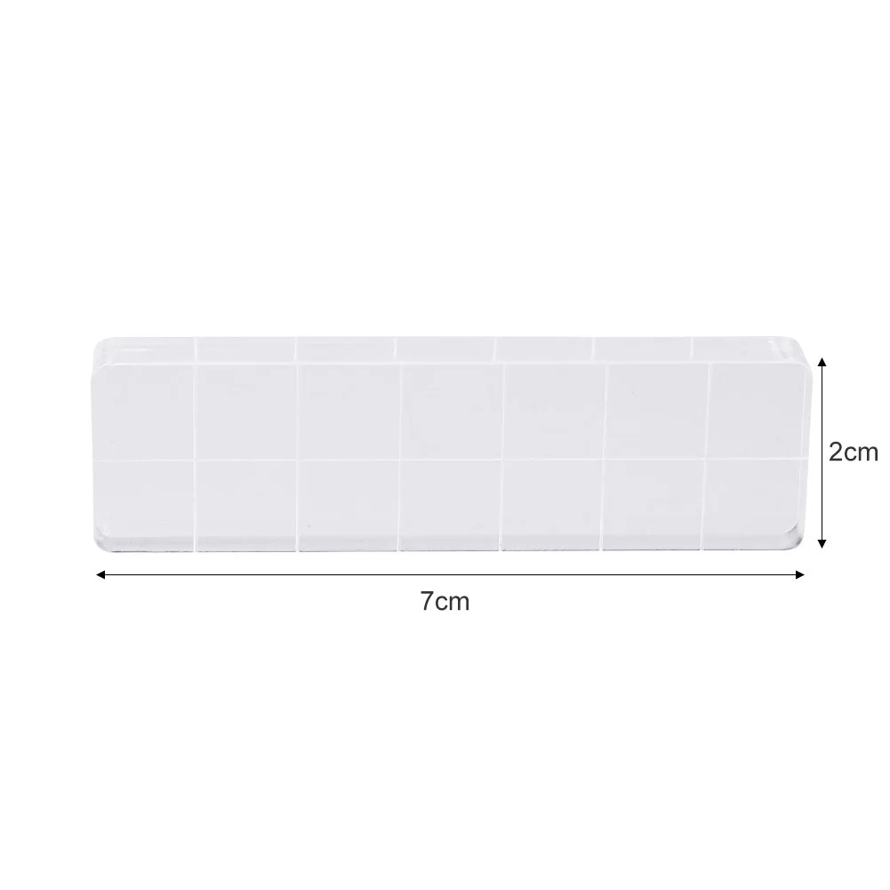 Acrylic Stamp Block Clear Stamping Tool Set with Grid Line Scrapbook Craft for scrapbook crafts production, various sizes 