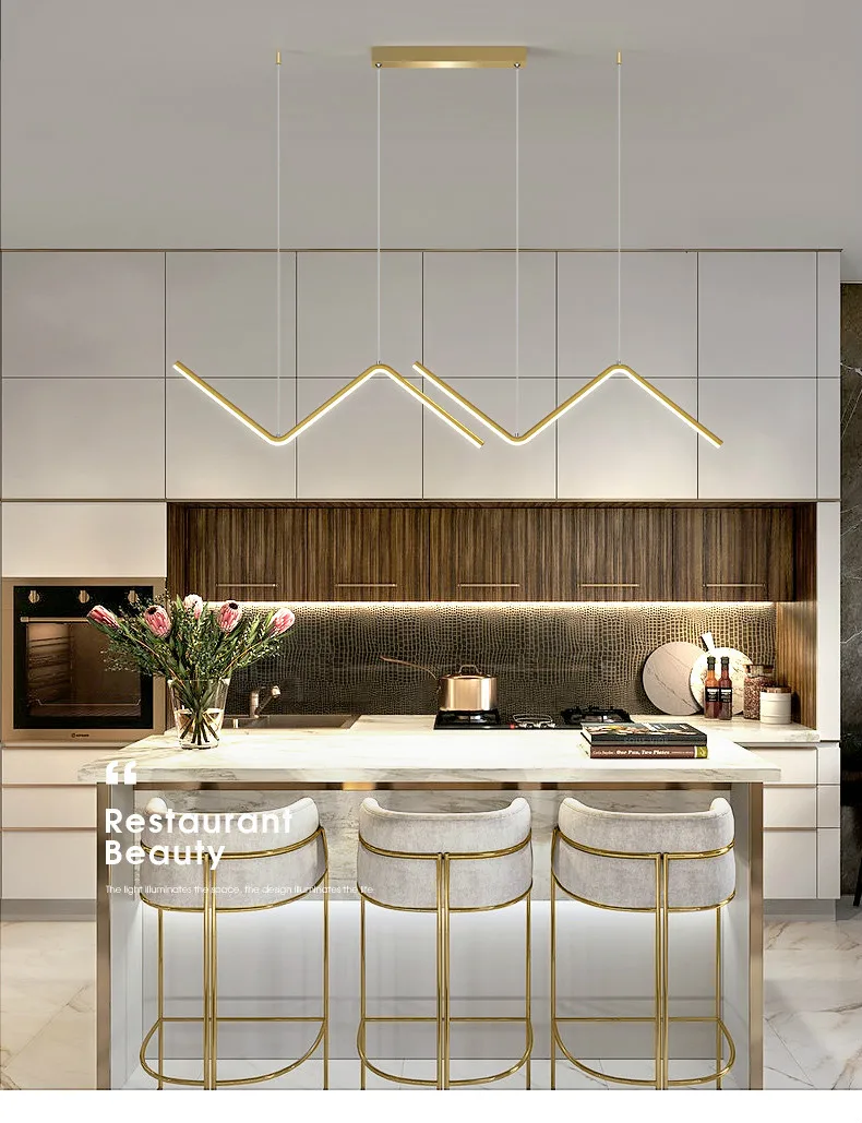 Modern LED dining room chandelier lighting Nordic restaurant long hanging lights office fixtures Bar illumination study lamps Modern LED dining room chandelier lighting Nordic restaurant long hanging lights office fixtures Bar illumination study lamps