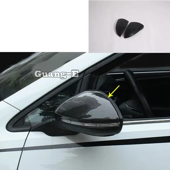 

Car Carbon Fibre Stick Rear View Rearview Side Glass Mirror Cap Trim Molding Garnish 2pcs For Kia K3 Forte Cerato 2019 2020