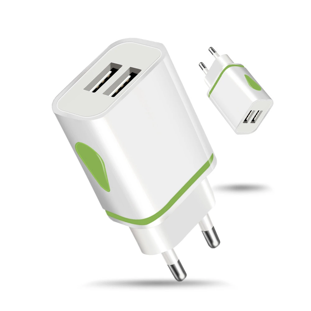 USB Charger Travel Fast Charging Adapter Portable Dual Wall Charger Mobile Phone Chargers for iPhone Samsung s9 Xiaomi 12 11 XR usb quick charge