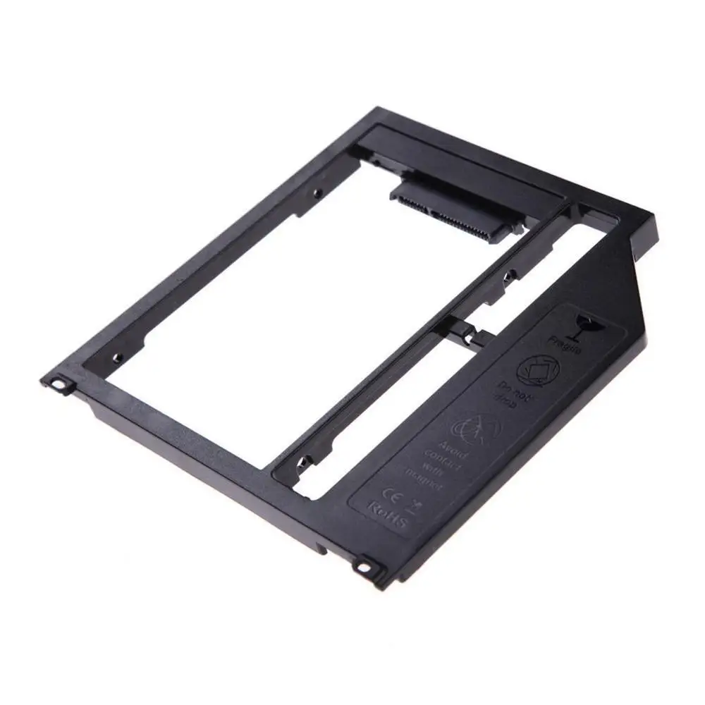 Универсальный 2-й HDD Caddy 9 мм SATA 3,0 для 2,5 ''жесткий диск SSD чехол Корпус для ноутбука CD-ROM Оптический отсек