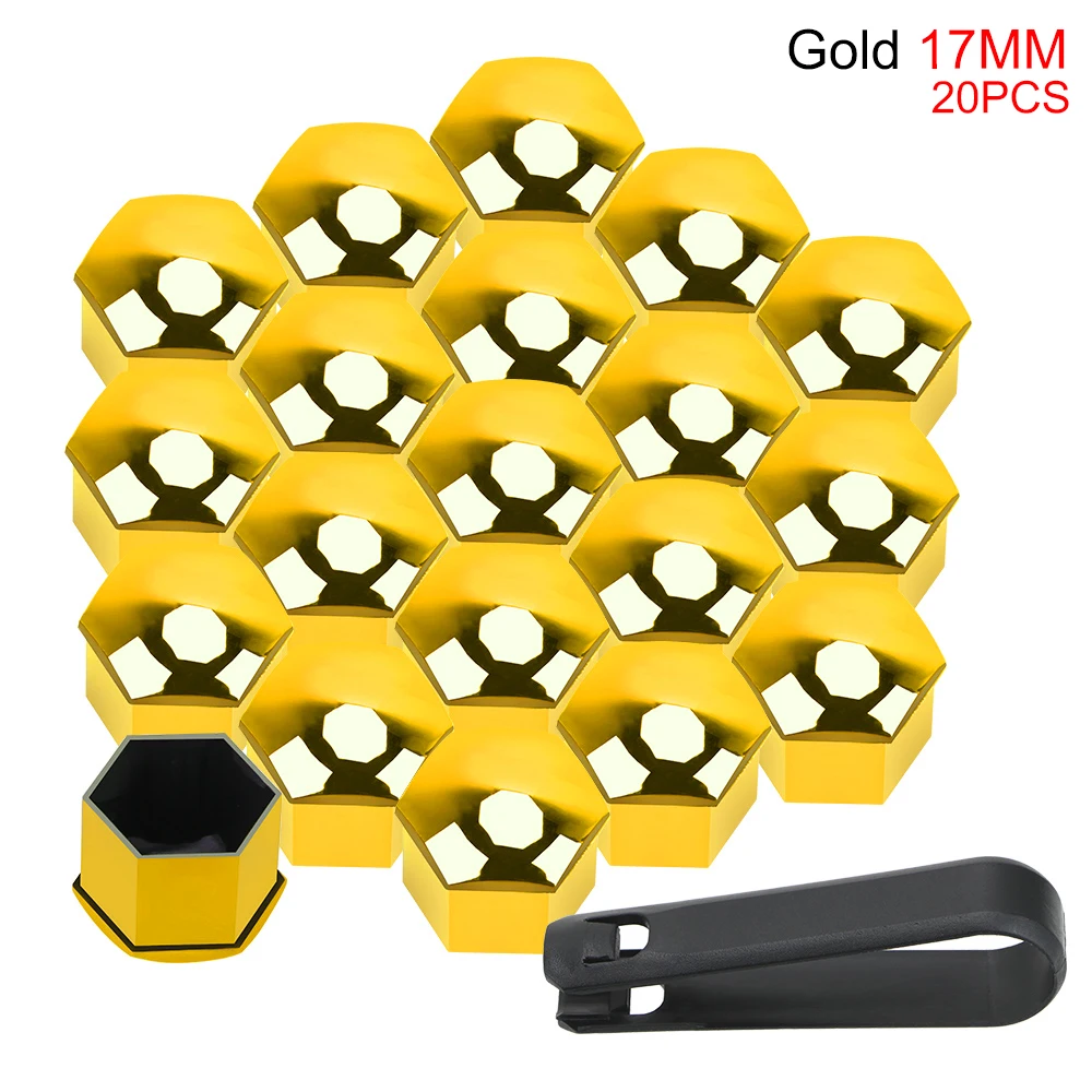 AUTCOAT Car Wheel Nut Protection Covers - Anti-Rust Hub Screw Caps