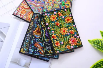 

DIY Special Shaped Diamond Painting Notebook Diary Book 50 Pages A5 Notebook Embroidery Diamond Cross Stitch Craft Gift