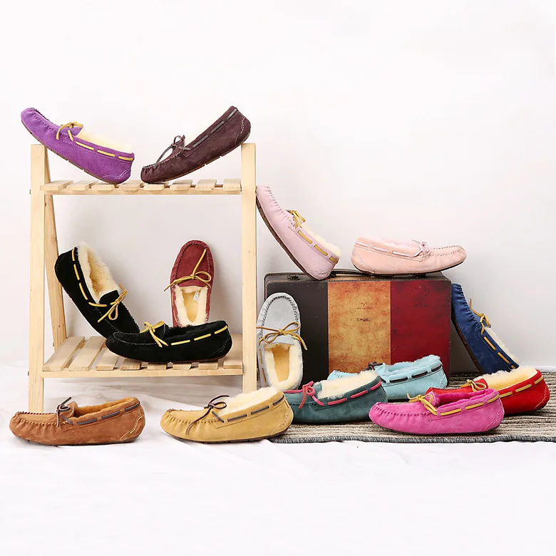 

Guangzhou Australia New Style Bow Snow Boots Genuine Leather Sheepskin Warm Students nv xie xue