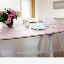 20 шт экологически чистые одноразовые пластиковые вечерние Свадебная скатерть набор питания столовая посуда