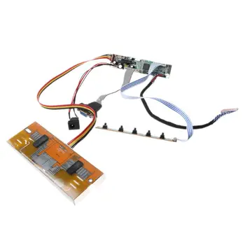 

1Set LCD Monitor Controller Driver Board Kit VGA Cable for 10-22' LVDS Screen