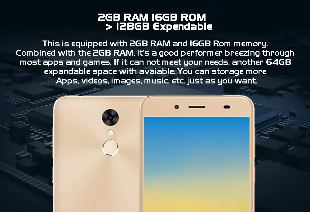 2GB RAM 16GB ROM