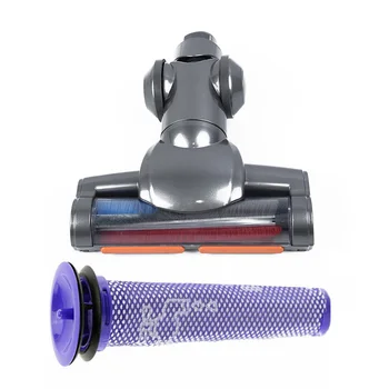 

1pc Electric Floor Brush + 1pc Filter Dust Kit For Dyson V6 Vacuum Cleaner Tools