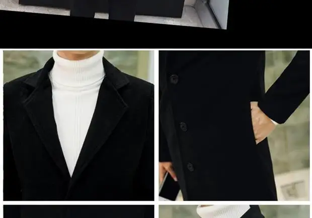 OLOEY, осень, зима, мужское шерстяное пальто, 5XL, большой размер, тонкая, длинная, однотонная, однобортная, ветровка, мужские, s тренчи, пальто, повседневные