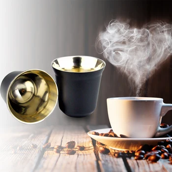 

New 1/2/3/4/6Pcs 80ml 2.7oz Glass Double Walled Heat Insulated Tumbler Espresso Tea Cup Coffee Mug Tazas De Ceramica Creativas