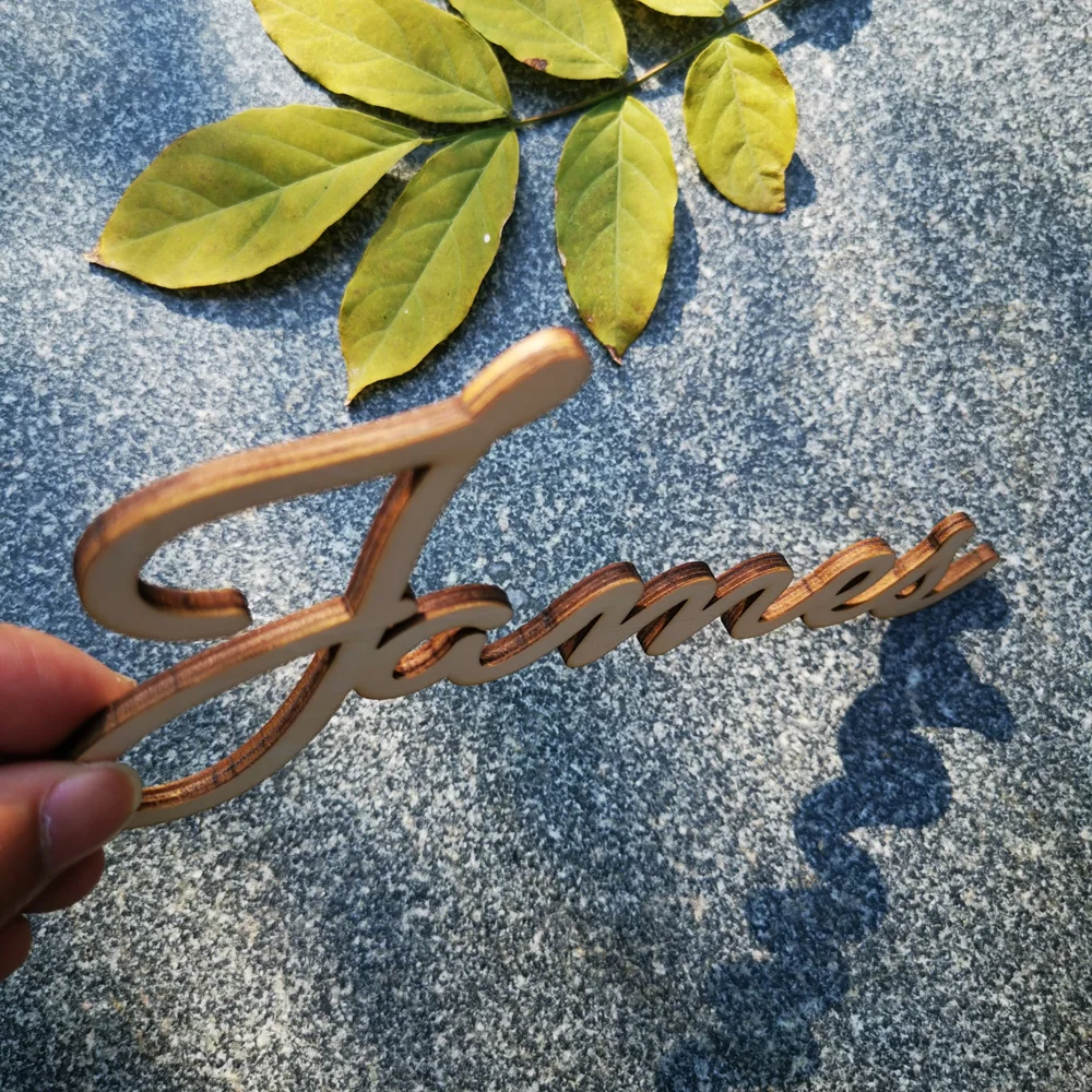 Custom Wood Name Sign Wedding Photo Props Unique Pesonalized Baby Name Sign Wedding Party Gifts Baby Shower Shop Sign Home Decor (2)