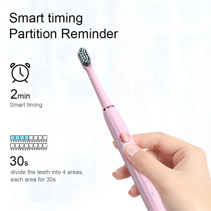 Electric Toothbrush Rechargeable 40000time/min Ultrasonic Washable Electronic Whitening Waterproof Adult Teeth Brush For Family Electric Toothbrush Rechargeable 40000time/min Ultrasonic Washable Electronic Whitening Waterproof Adult Teeth Brush For Family
