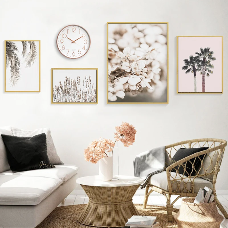

Botanical Print Leaf Nature Scenery Canvas Painting Nordic Poster 50x70 Faded Color Wall Art Modern Wall Picture for Living Room