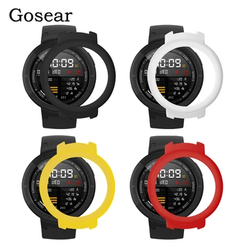 

Gosear Fashion Shockproof Anti-impact PC Protective Frame Shell Case Cover for Huami Amazfit Verge Smart Watch Accessories
