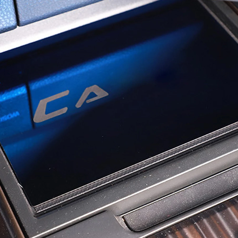 

CARMANGO for Toyota Camry XV70 2018 2019 Car Styling Storage Box Pad Chrome Cover Trim Frame Sticker Interior Accessories